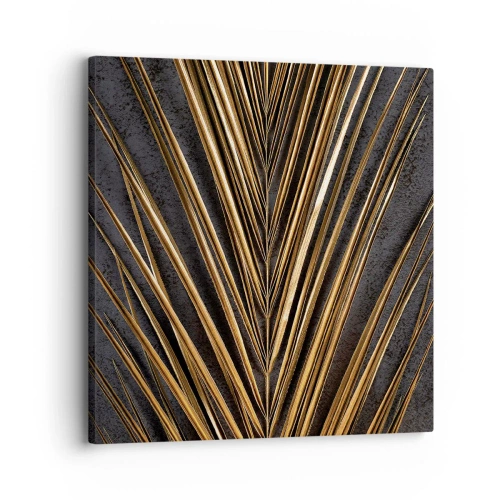 Tablou pe pânză - Aur tropical - 30x30 cm