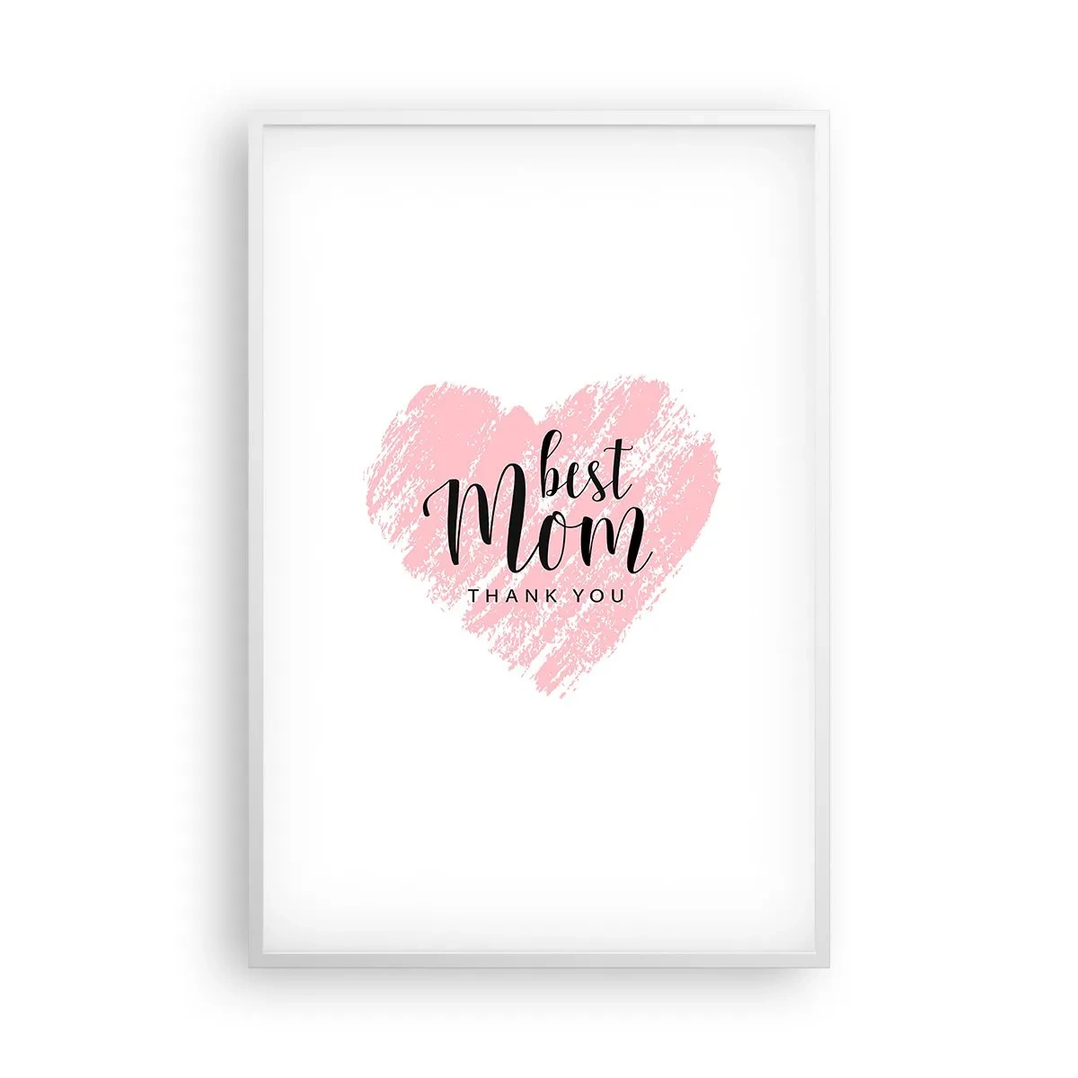 Poster în ramă albă - Întotdeauna la momentul potrivit - 61x91 cm