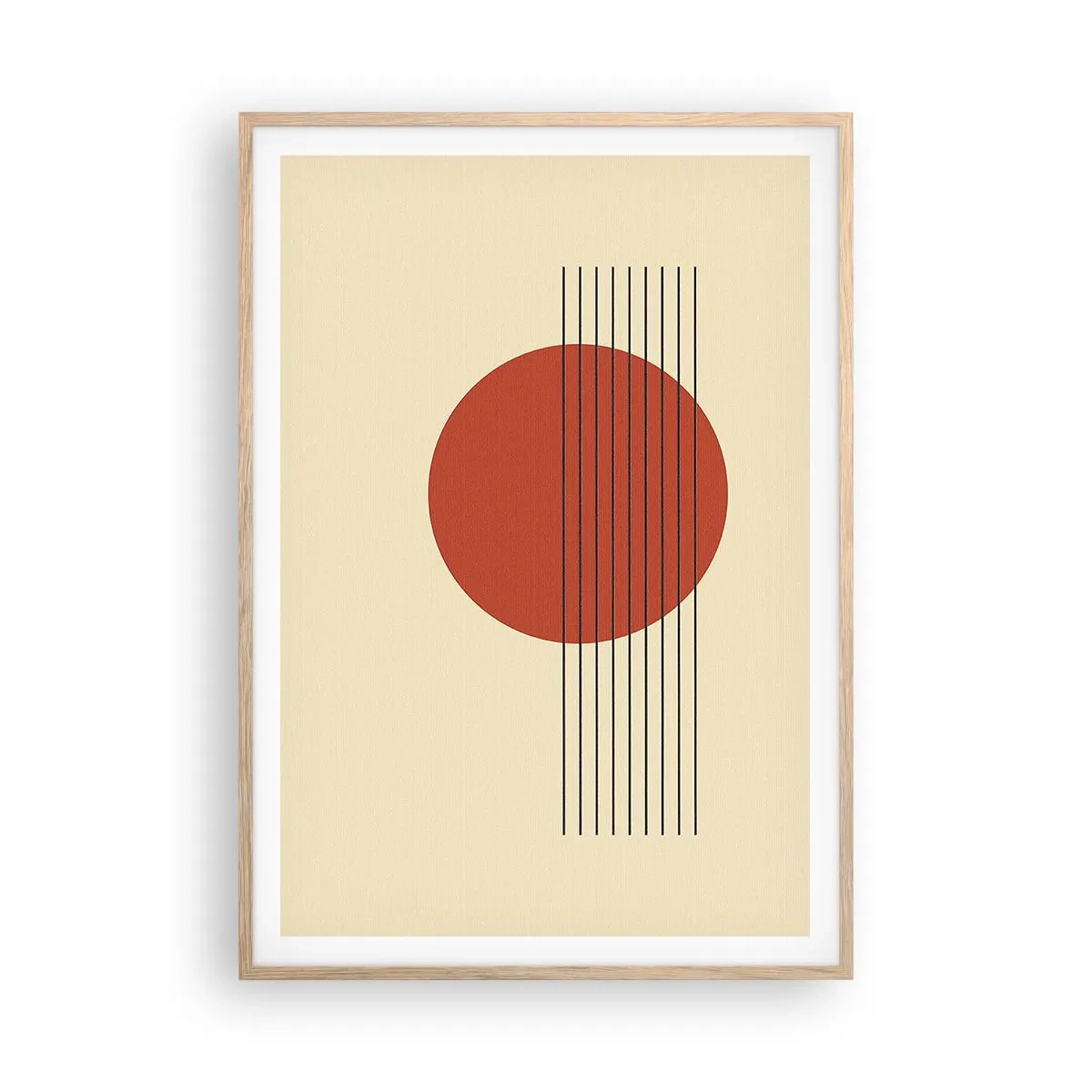 Poster în ramă de stejar deschis - În continuare - 70x100 cm