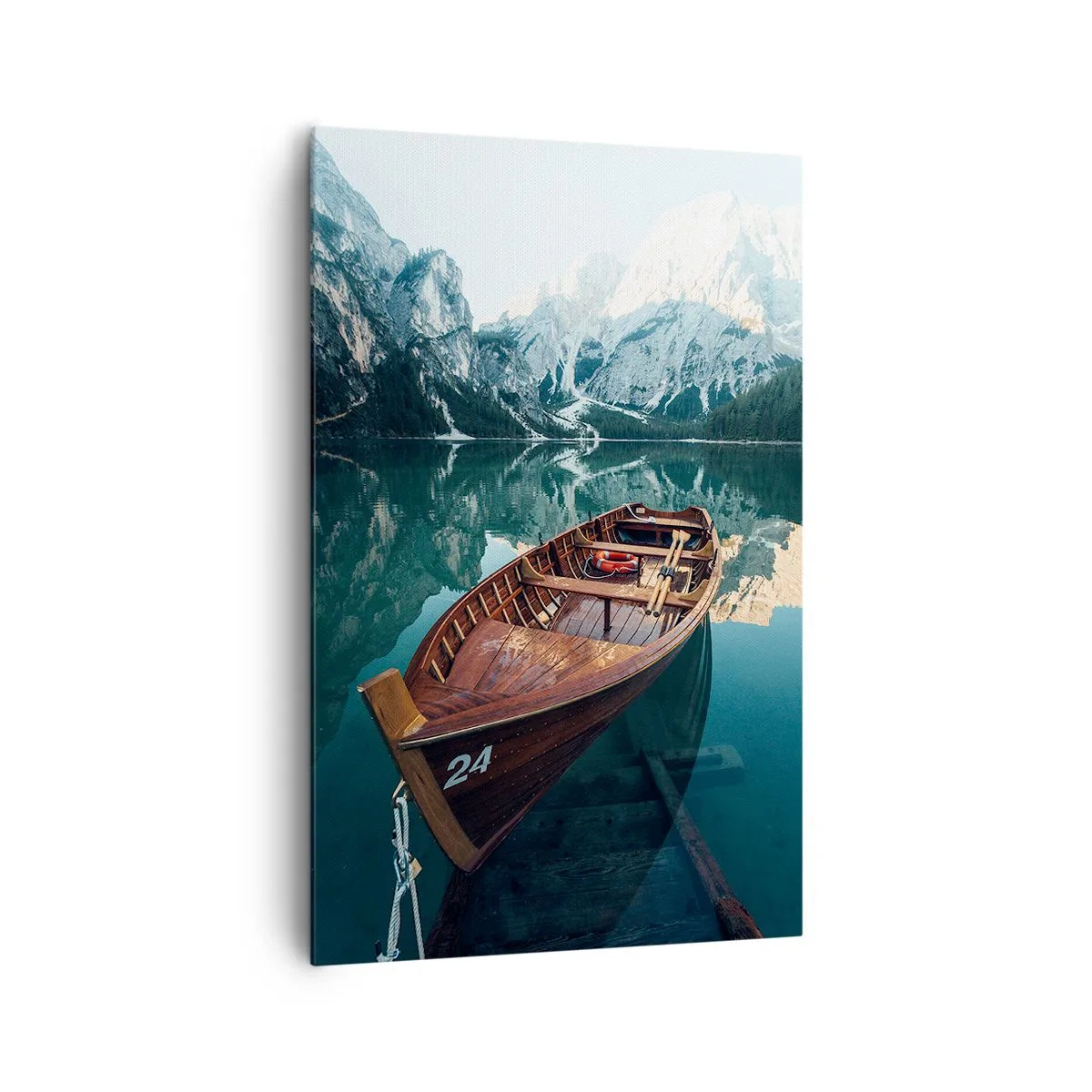 Tablou pe pânză Canvas - Ca și cum ar fi pictat pe sticlă - 80x120 cm