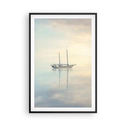 Poster în ramă neagră - În tăcerea mării - 61x91 cm
