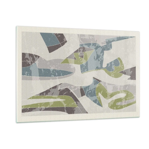 Tablou pe sticlă - Compoziție din spatele geamului - 120x80 cm