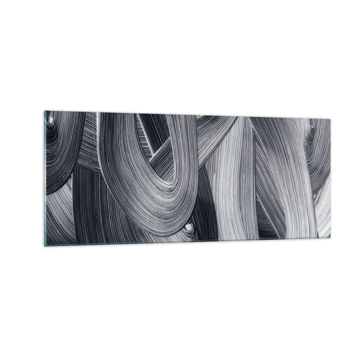 Tablou pe sticlă - Fluiditatea realității - 100x40 cm