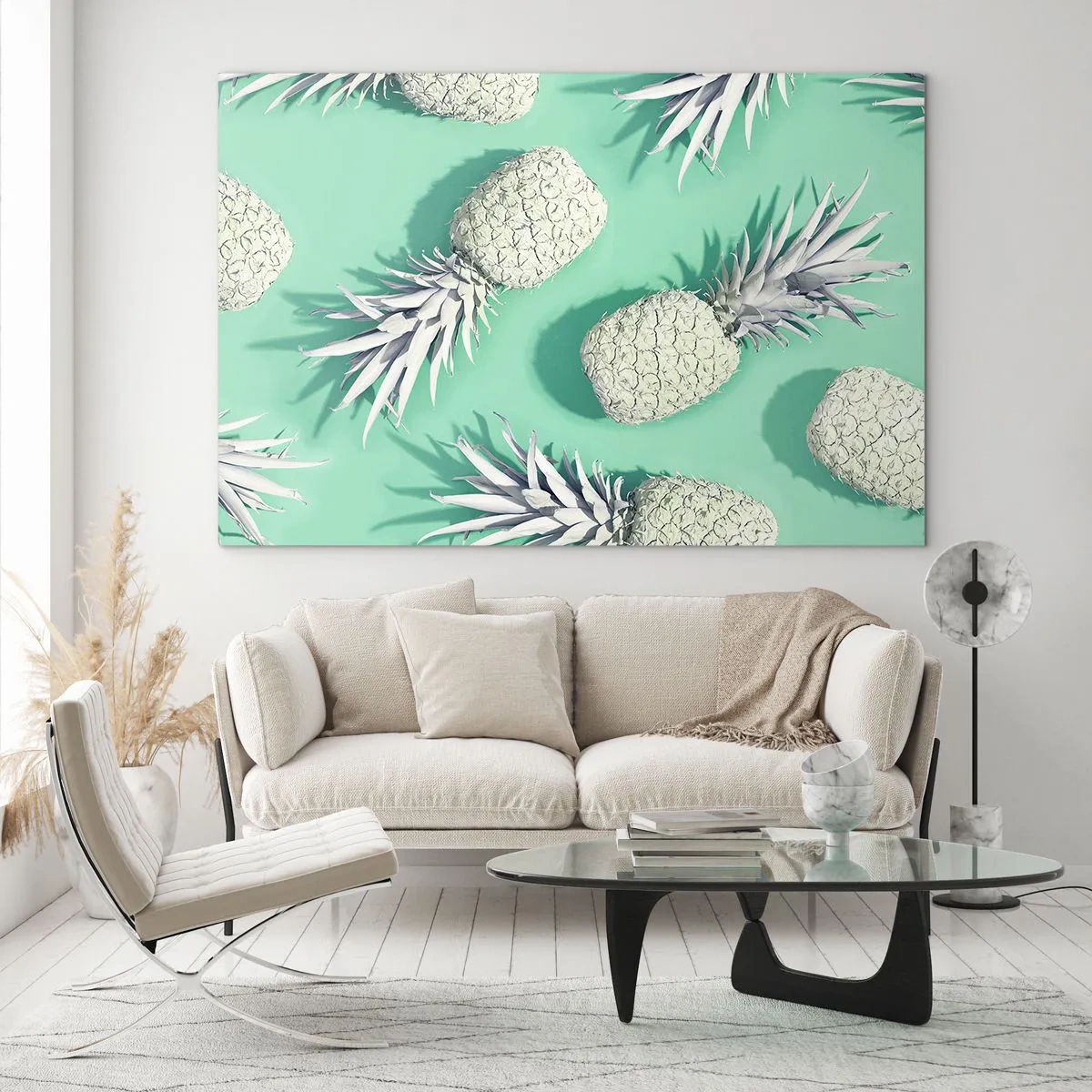 Tablou pe sticlă - Merge bine cu mentă - 100x70 cm