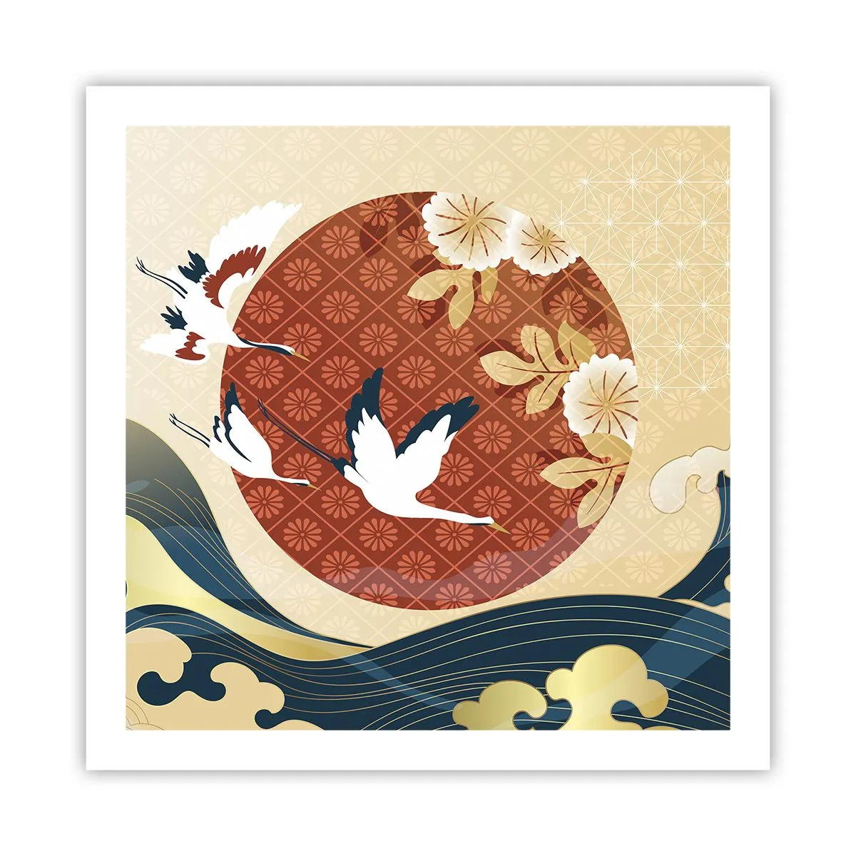 Poster - O fabulă japoneză - 60x60 cm