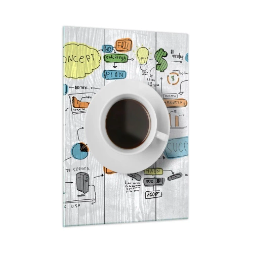 Tablou pe sticlă - Timp pentru o pauză - 50x70 cm