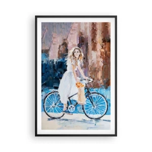 Poster în ramă neagră - Bucurie de dimineață - 61x91 cm