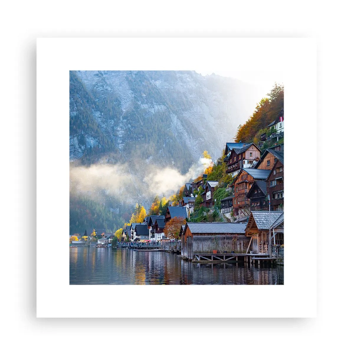 Poster - Atmosferă alpină - 30x30 cm