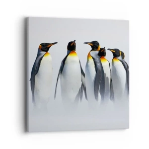 Tablou pe pânză - Întâlnire în rochie de seară - 40x40 cm