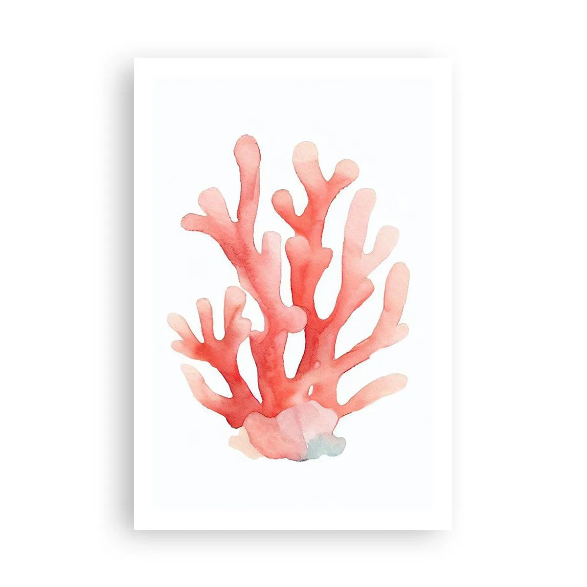 Poster - Culoare de coral - 61x91 cm