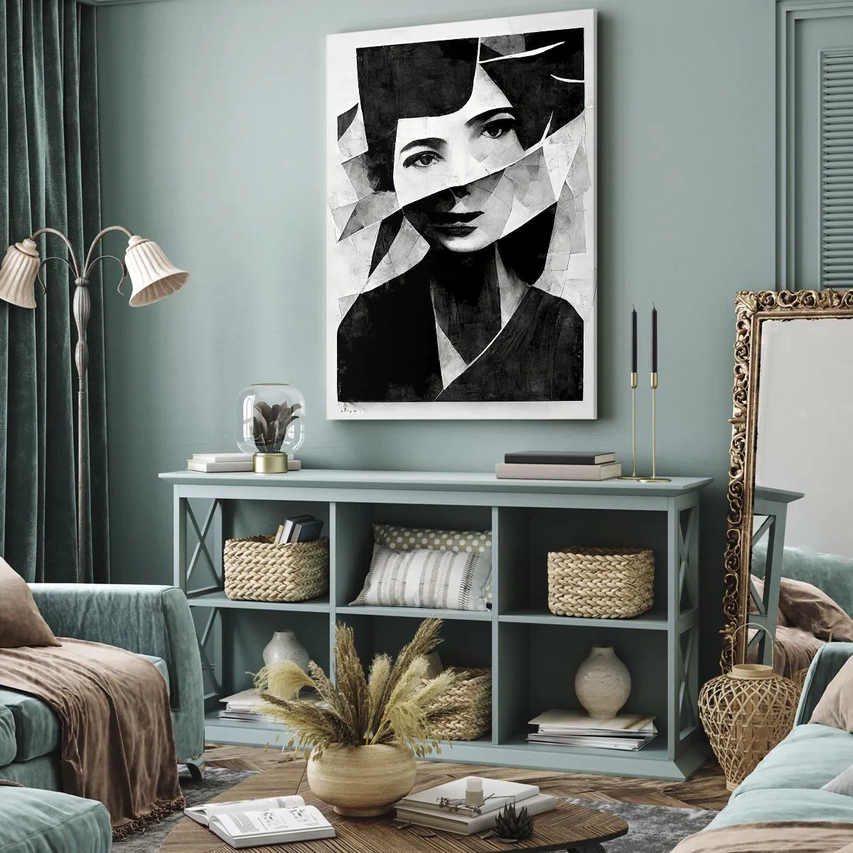 Tablou pe pânză - Cine ești? - 80x120 cm