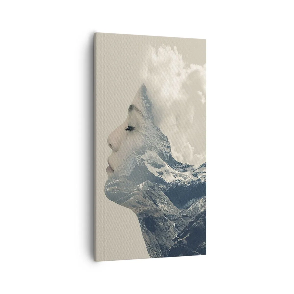 Tablou pe pânză - Frumusețea elementelor - 55x100 cm