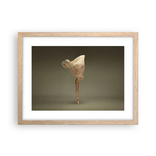 Poster în ramă de stejar deschis - Pe cale să zboare - 40x30 cm