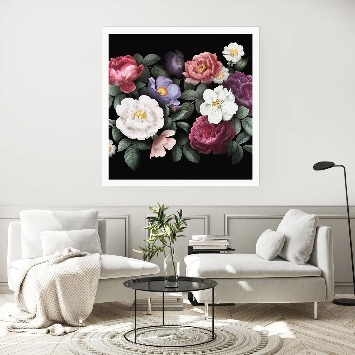 Poster - Dintr-o grădină engleză - 60x60 cm