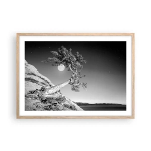 Poster în ramă de stejar deschis - Războinicul victorios - 70x50 cm
