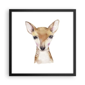 Poster în ramă neagră - Natura inocenței - 40x40 cm