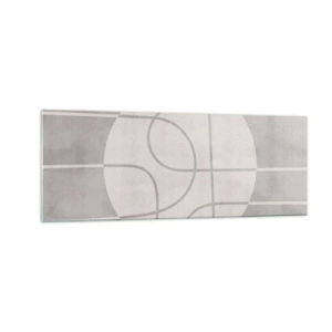 Tablou pe sticlă - Circular și drept înainte - 140x50 cm