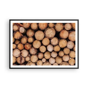 Poster în ramă neagră - Un nou început - 100x70 cm