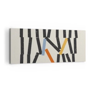 Tablou pe pânză - Domino - compoziție - 100x40 cm