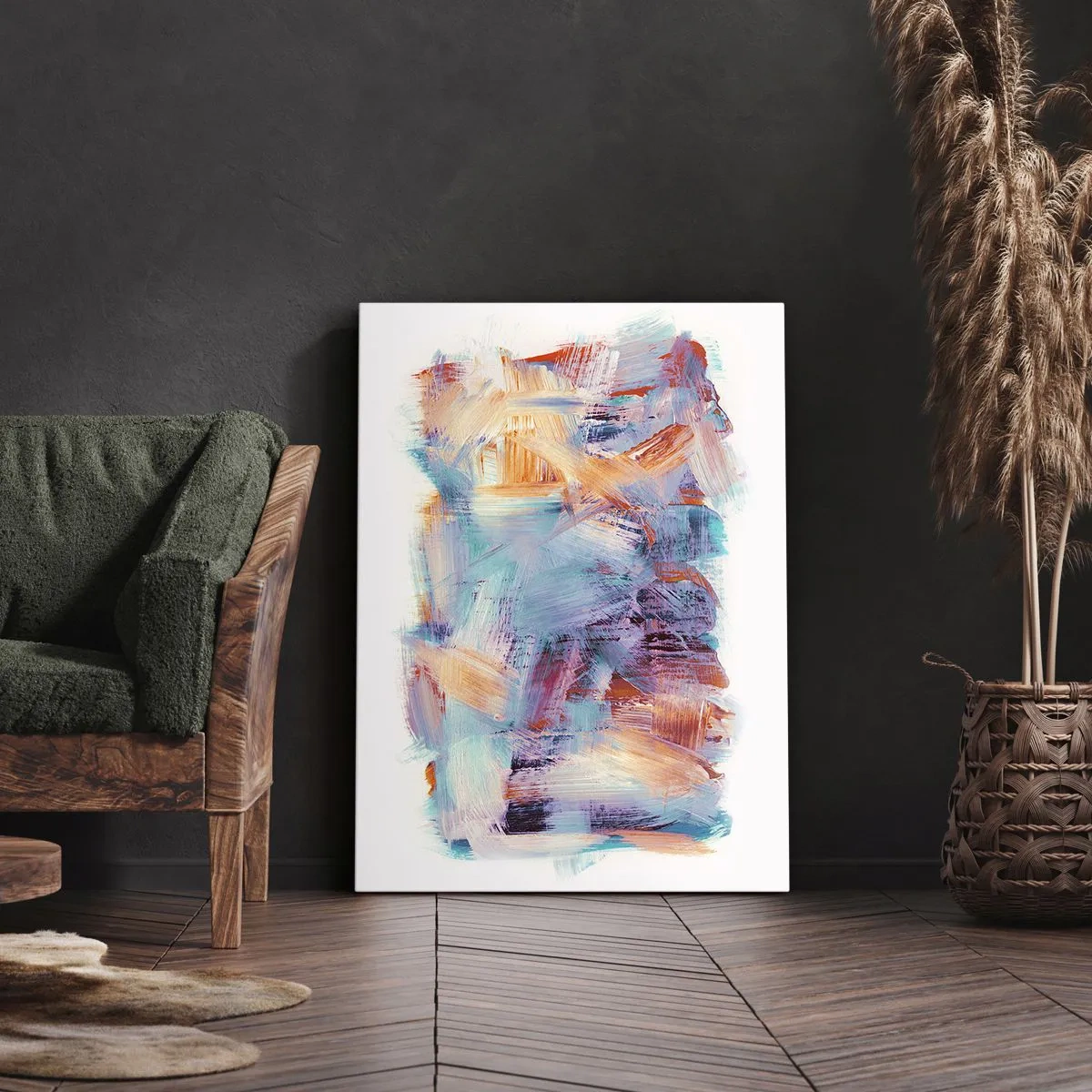 Tablou pe pânză - O dezordine colorată - 70x100 cm