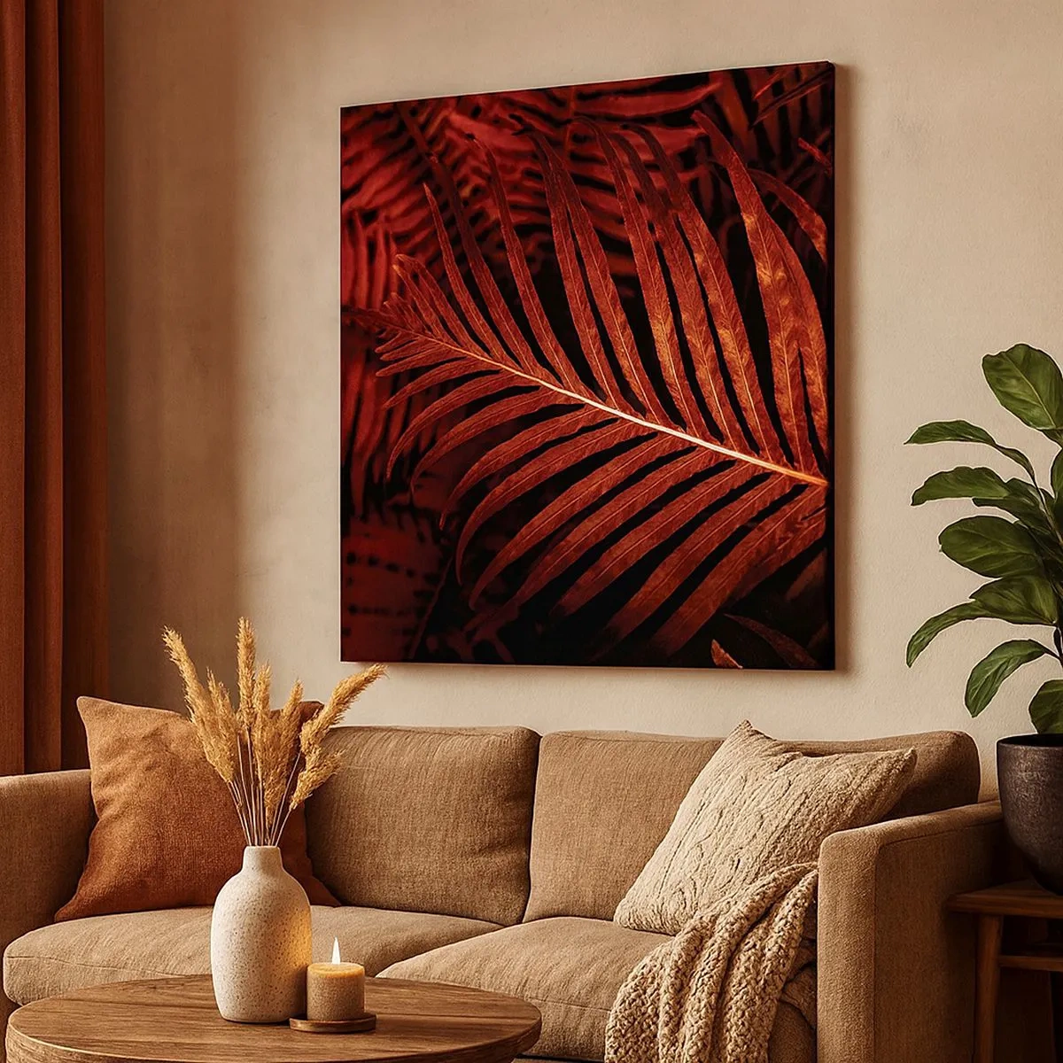 Tablou pe pânză - Ardoarea vieții - 30x30 cm