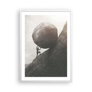 Poster în ramă albă - Cred, în ciuda așteptărilor - 50x70 cm