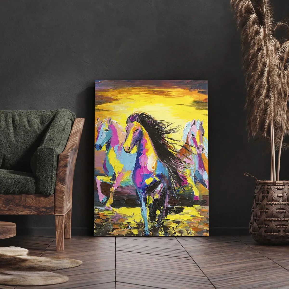 Tablou pe pânză - Scufundați în lumină - 45x80 cm