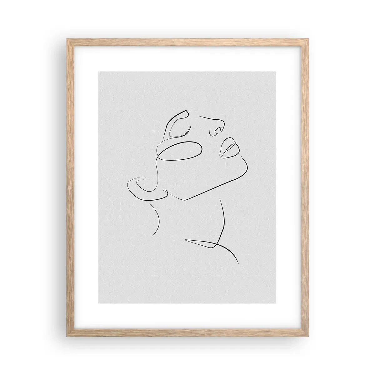 Poster în ramă de stejar deschis - Meandrele unui vis - 40x50 cm