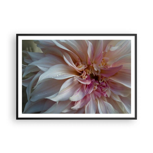 Poster în ramă neagră - Prospețime înfloritoare - 100x70 cm