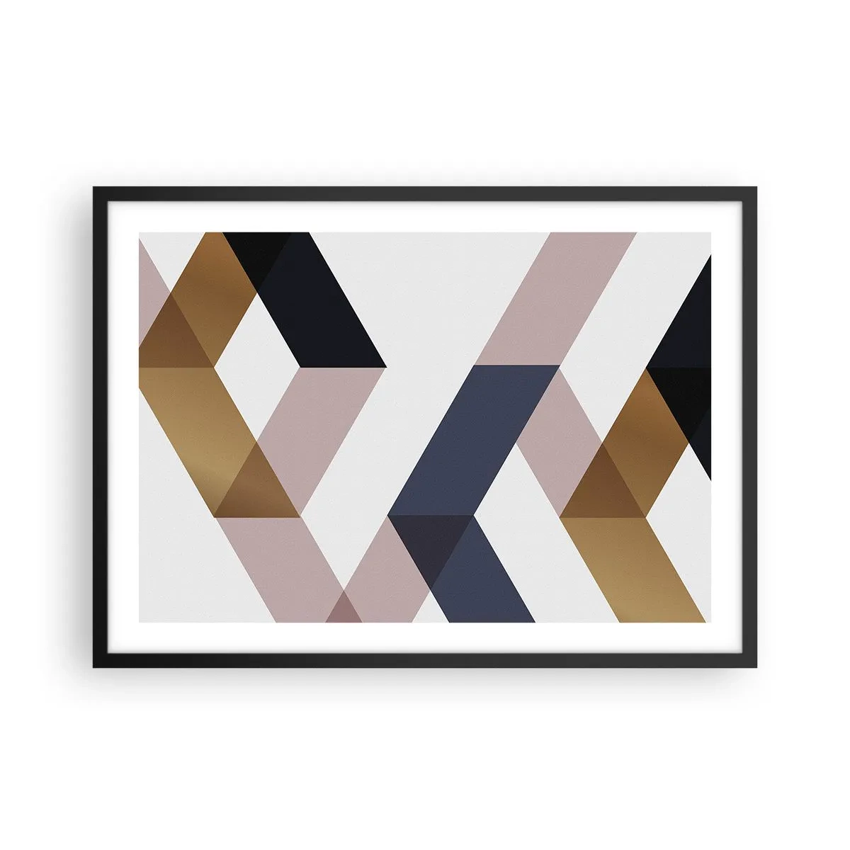 Poster în ramă neagră - Planuri și unghiuri - 70x50 cm