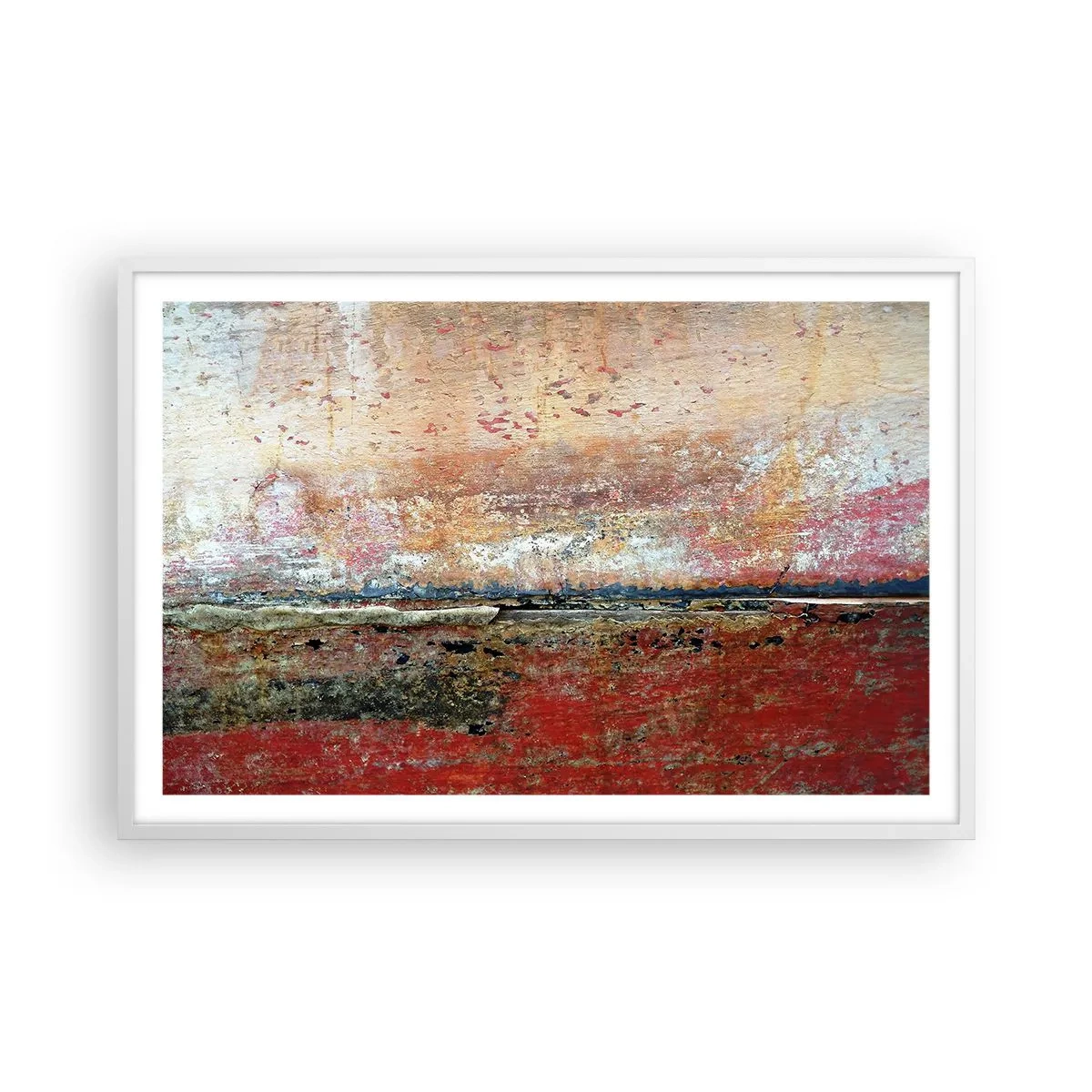 Poster în ramă albă - Oare este marea? - 91x61 cm