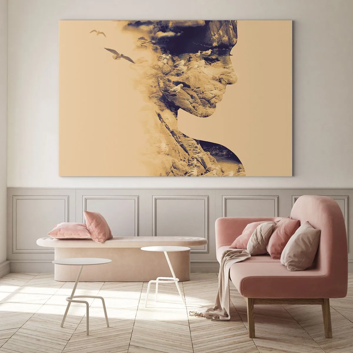 Tablou pe sticlă - Frumoasă prin natura - 100x70 cm