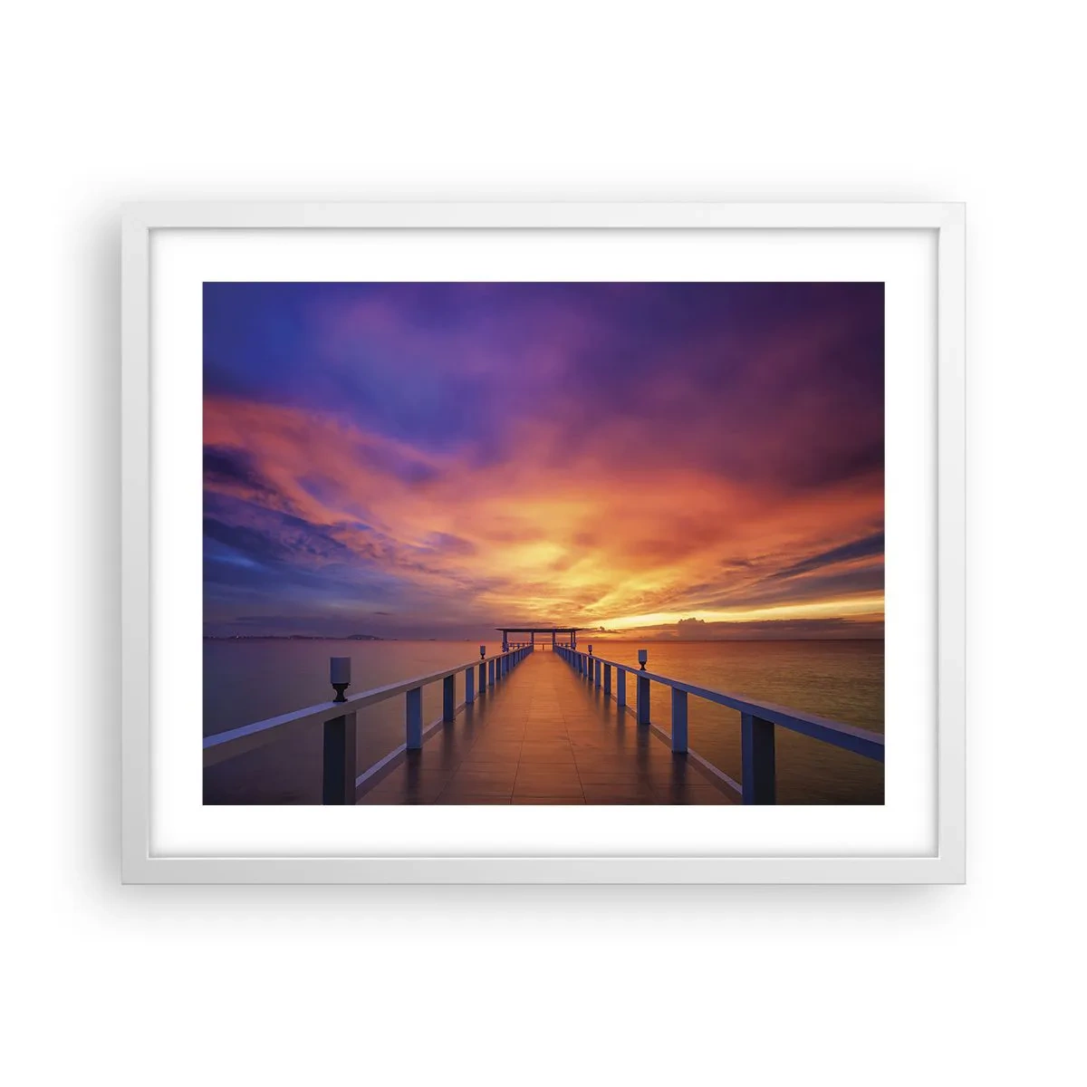 Poster în ramă albă - Fără sfârșit - 50x40 cm