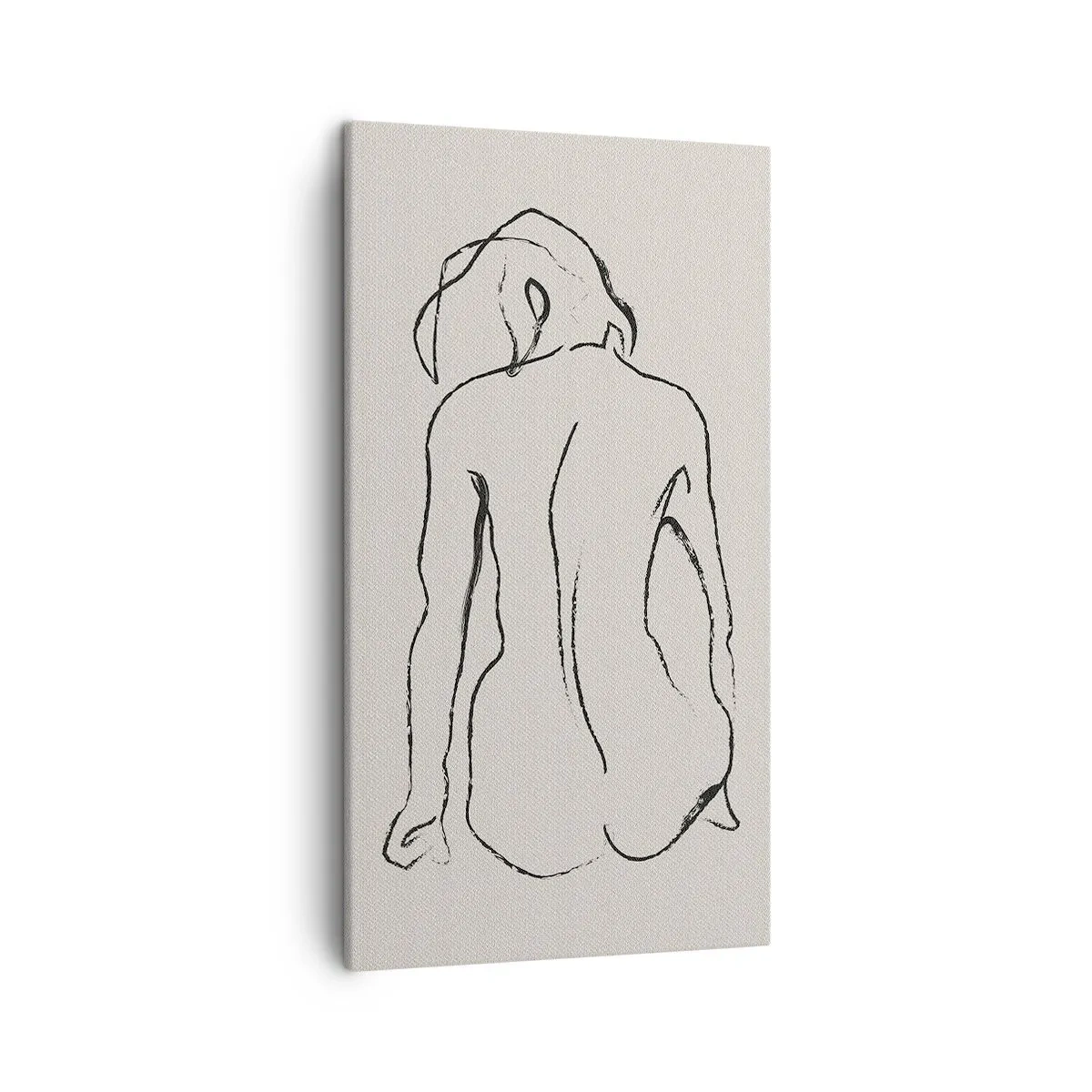Tablou pe pânză - Nud de fată - 45x80 cm