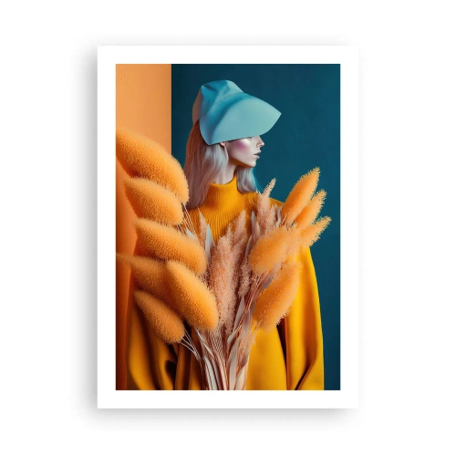 Poster - Portret pufos - 50x70 cm