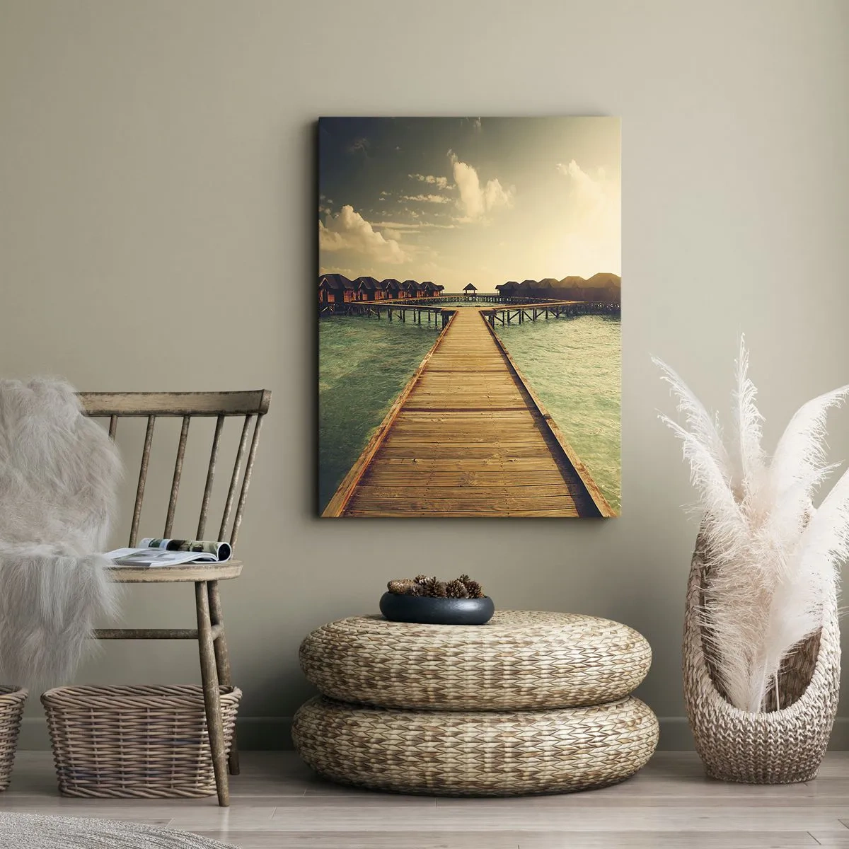 Tablou pe pânză - O invitație caldă - 50x70 cm
