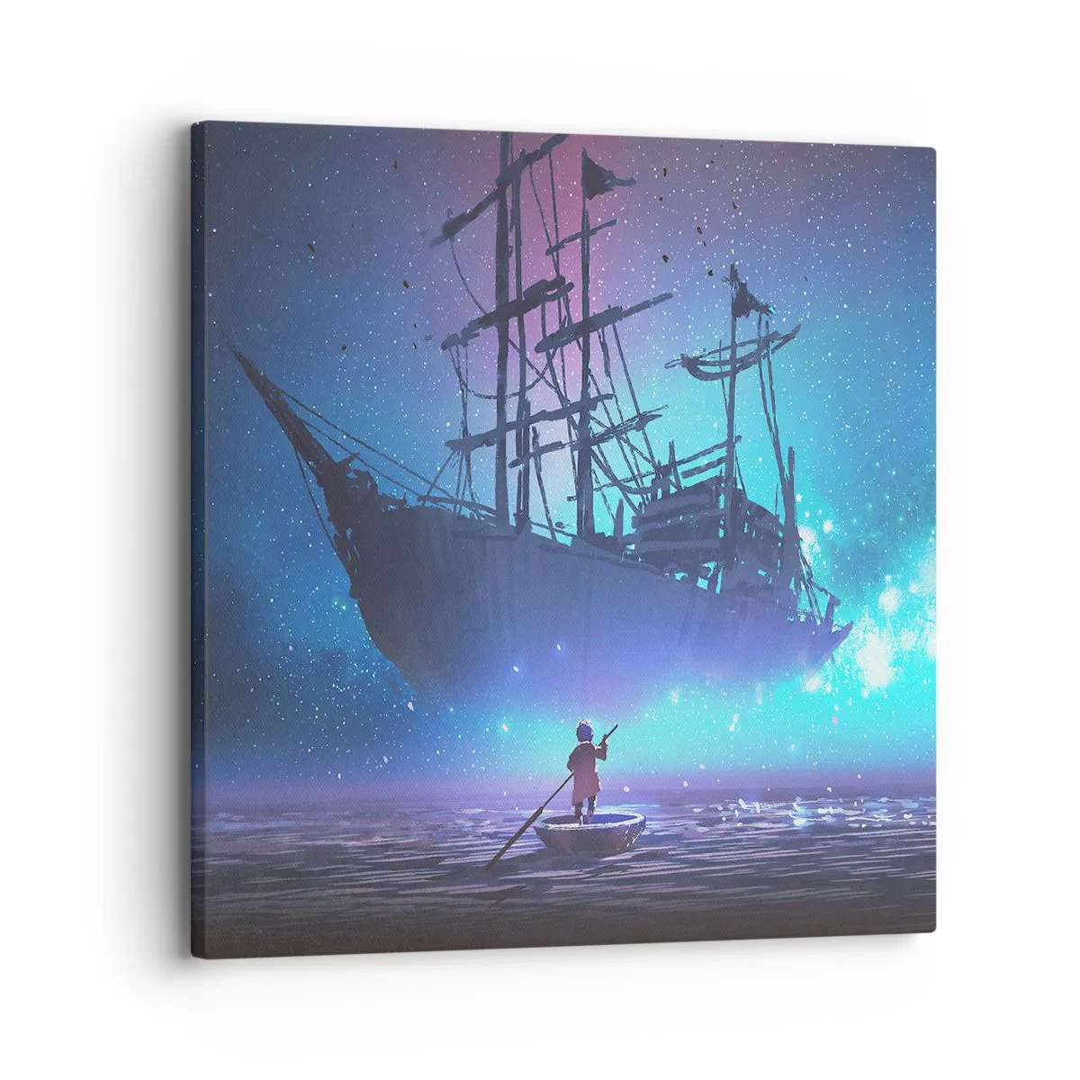 Tablou pe pânză - Întâlnirea cu mitul mării - 30x30 cm