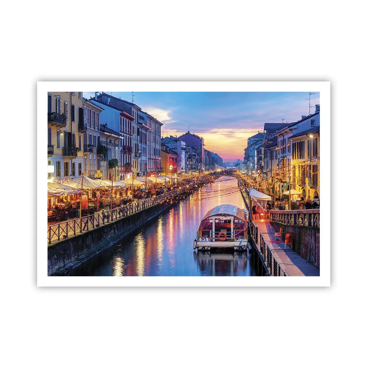 Poster - O seară de lumină și distracție - 100x70 cm