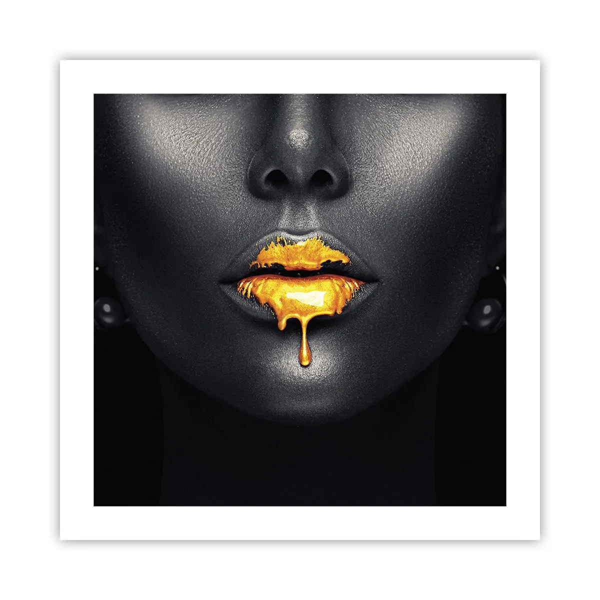 Poster - Buzele de aur - 50x50 cm