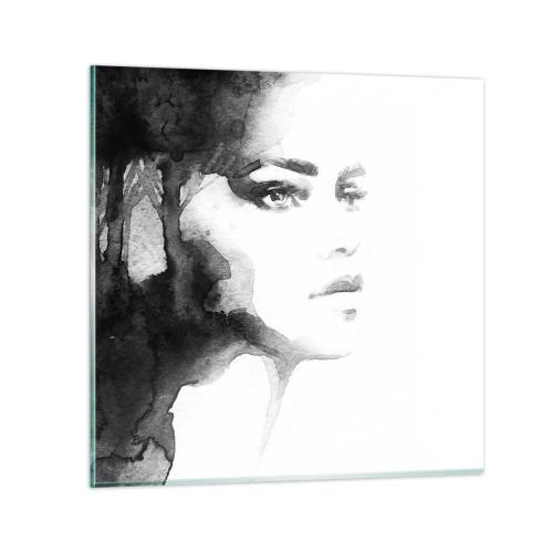 Tablou pe sticlă - Creată de secrete și ceață - 30x30 cm