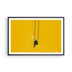 Poster în ramă neagră - O zi ca oricare alta - 91x61 cm
