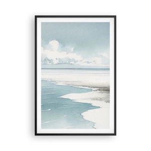 Poster în ramă neagră - Mareea blândă - 61x91 cm