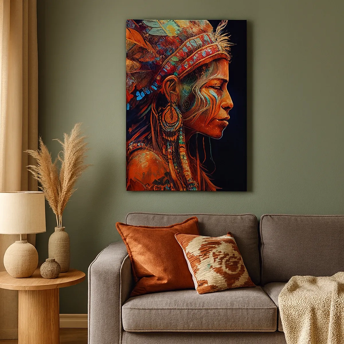 Tablou pe pânză - Ritual magic - 50x70 cm