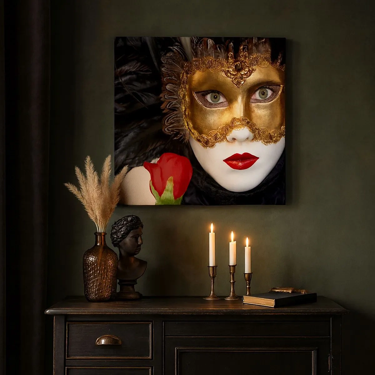 Tablou pe pânză - Pentru că viața e un bal - 30x30 cm