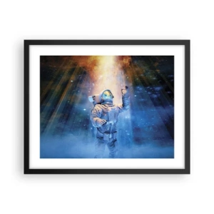 Poster în ramă neagră - În cele din urmă am ajuns - 50x40 cm