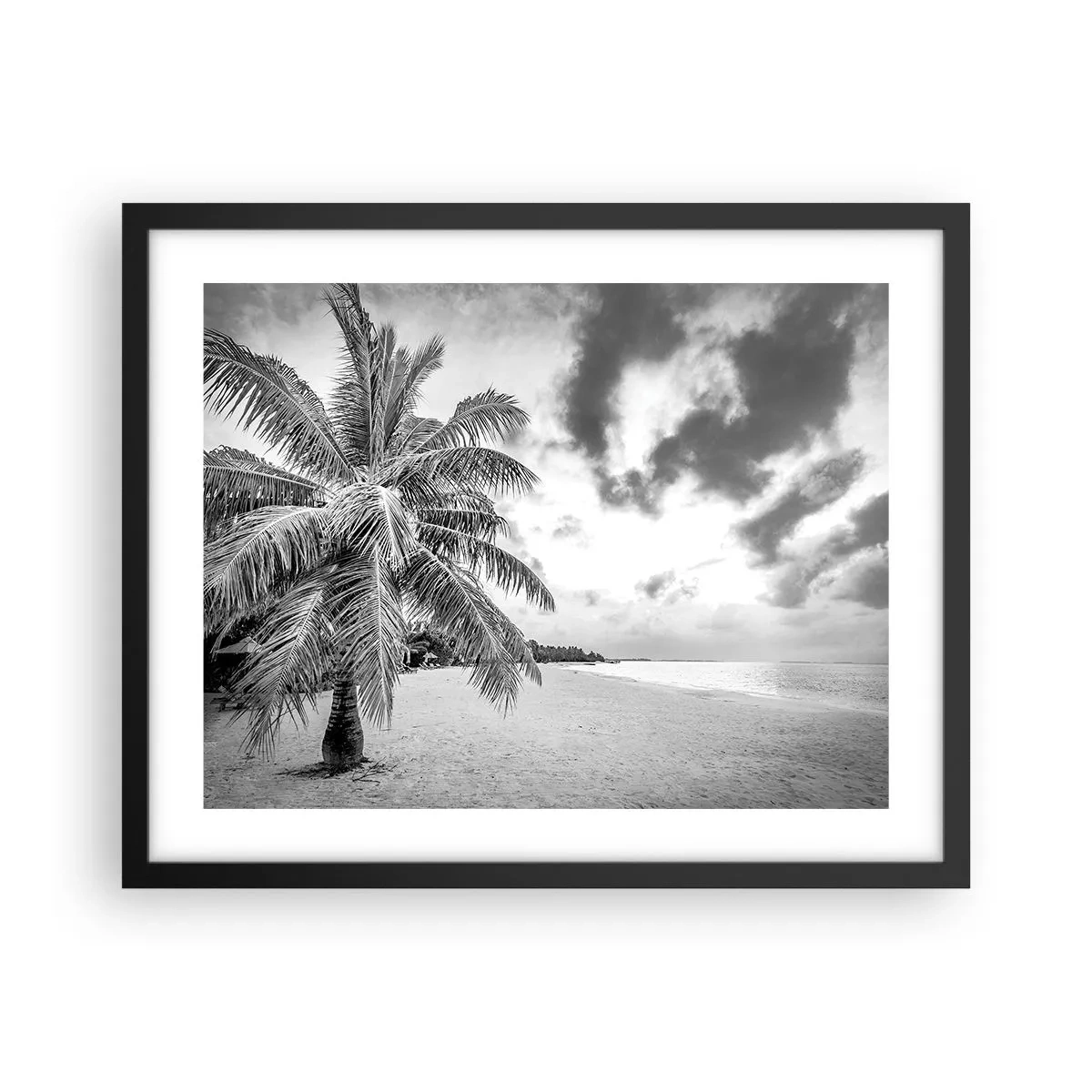 Poster în ramă neagră - Când tânjești după singurătate... - 50x40 cm