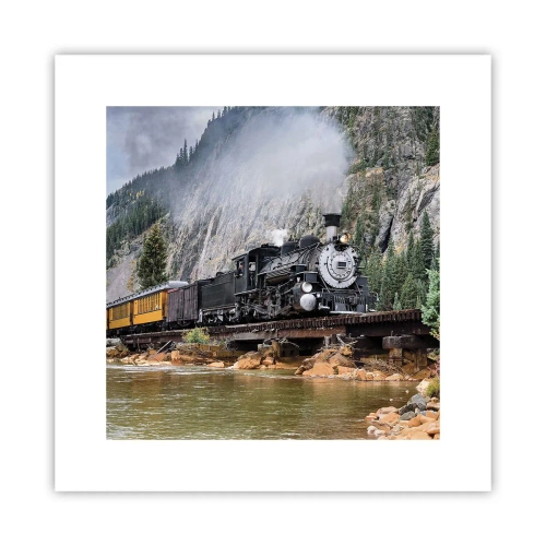 Poster - Și încotro? Unde? - 30x30 cm