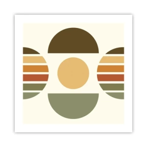 Poster - În culorile pământului - 50x50 cm