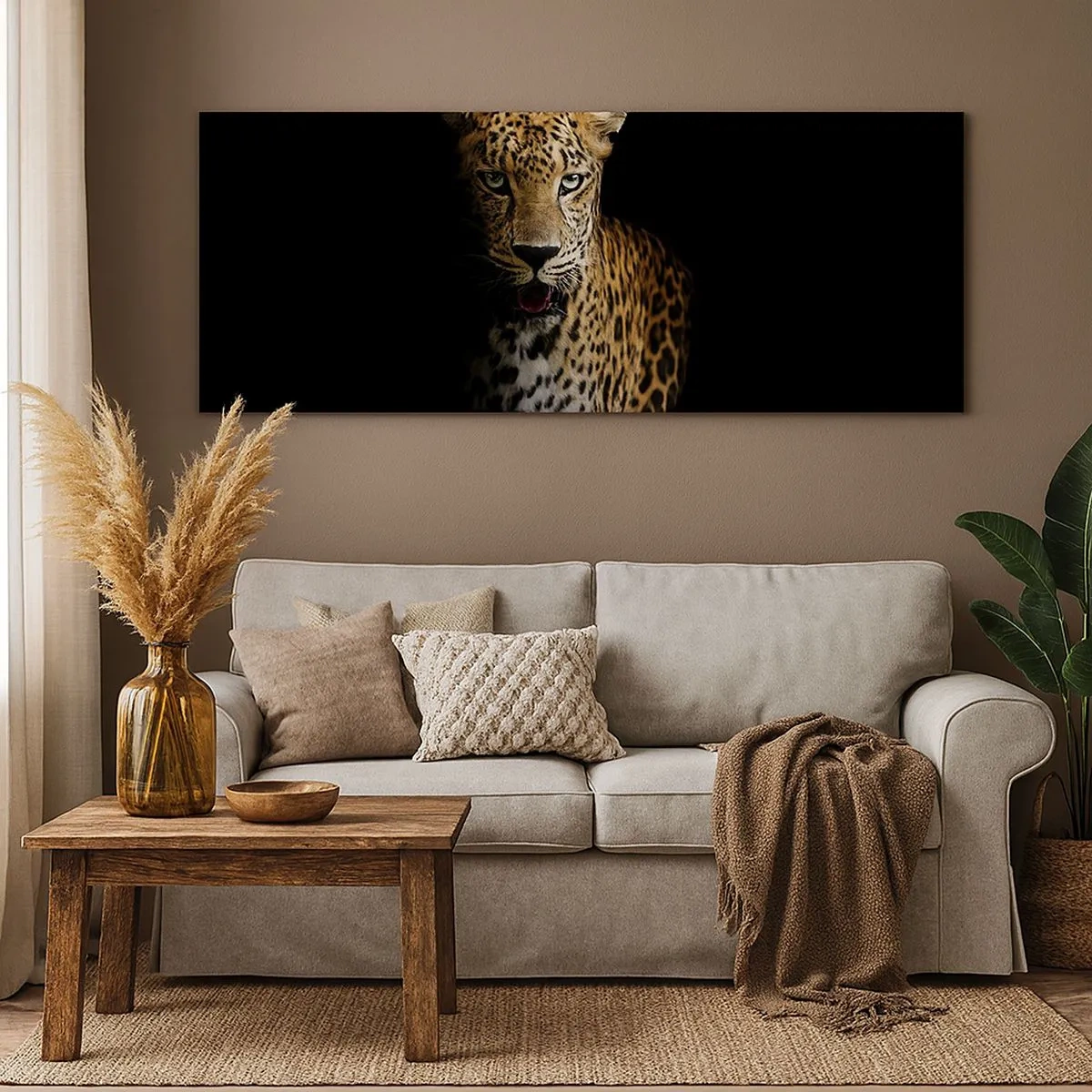 Tablou pe pânză - Frumusețe întunecată - 100x40 cm