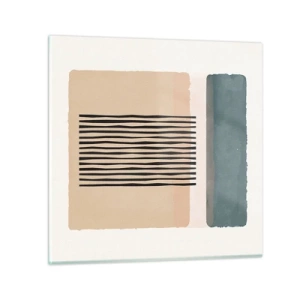 Tablou pe sticlă - Totul este în regulă - 30x30 cm